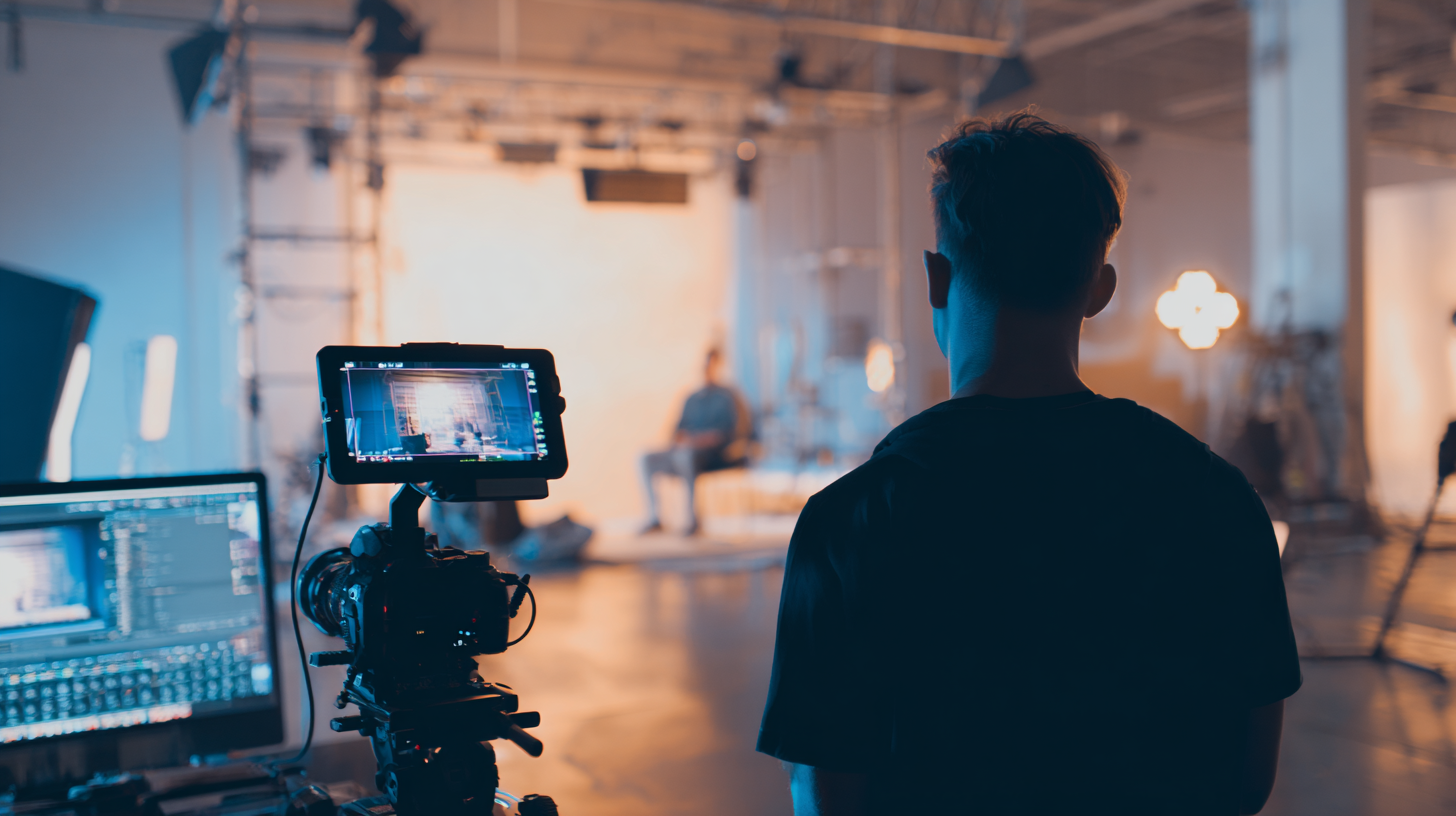 Luis Tillman bei der Arbeit